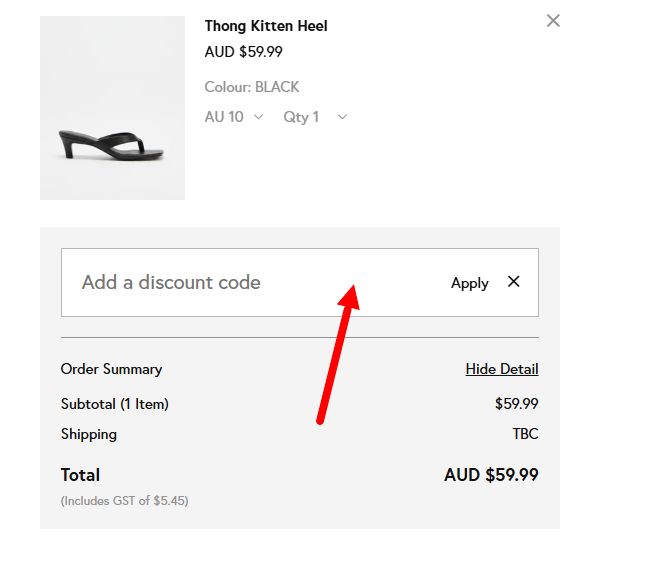 “How to apply a Glassons promo code”